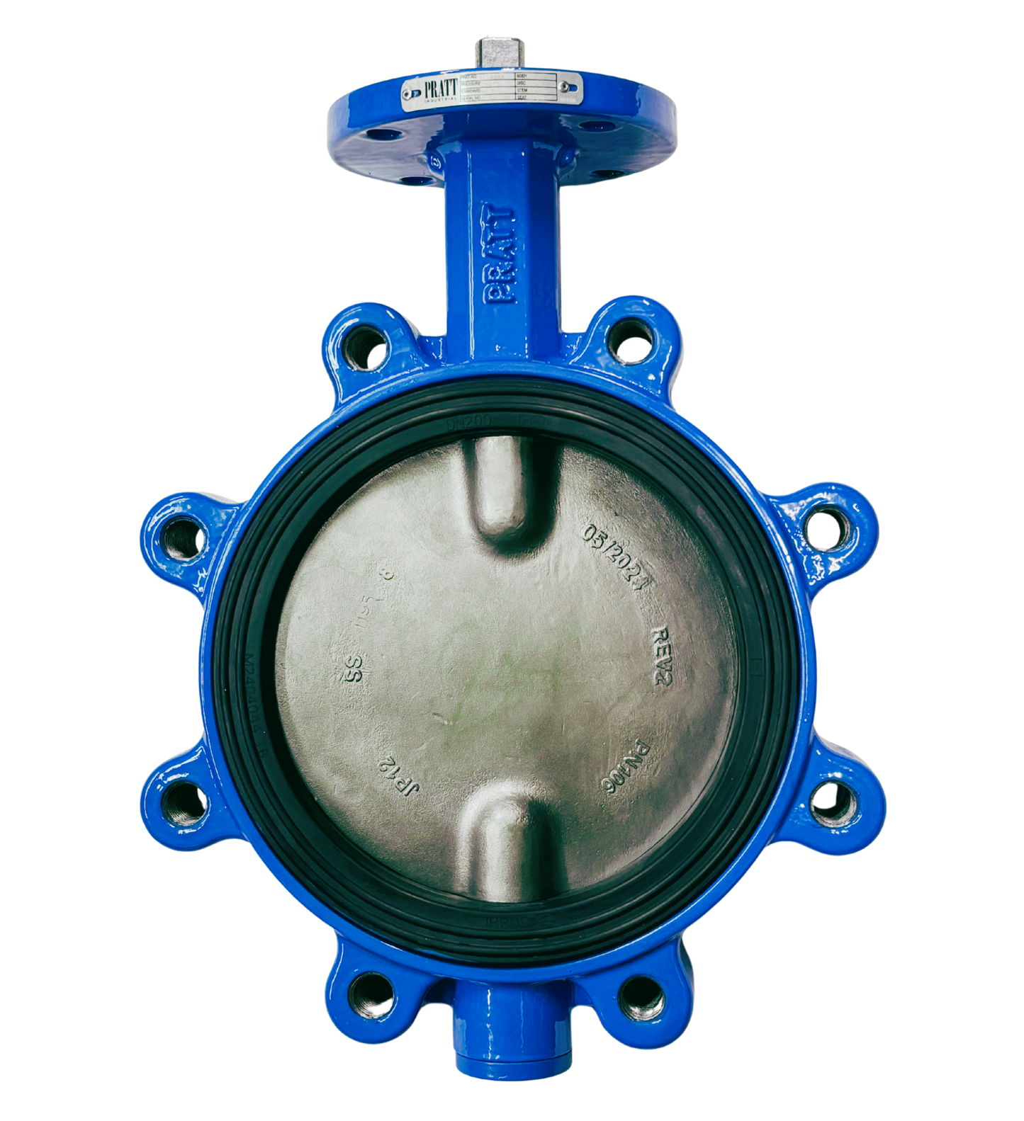 080-BF2-8988-00-DD, 8" Lug Style Body, DI/NP Disc, EPDM Seat